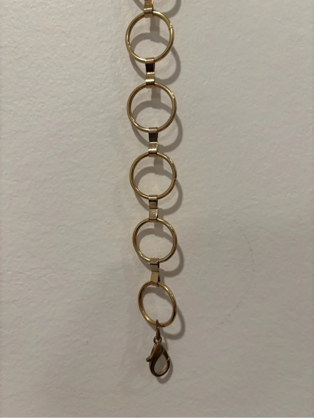 Gold Circle Link Chain Belt